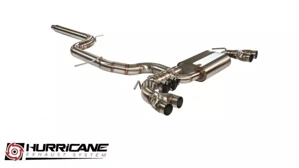 Hurricane Exhaust 3.5" ECE Klappenanlage für Cupra Leon 300 4 KL